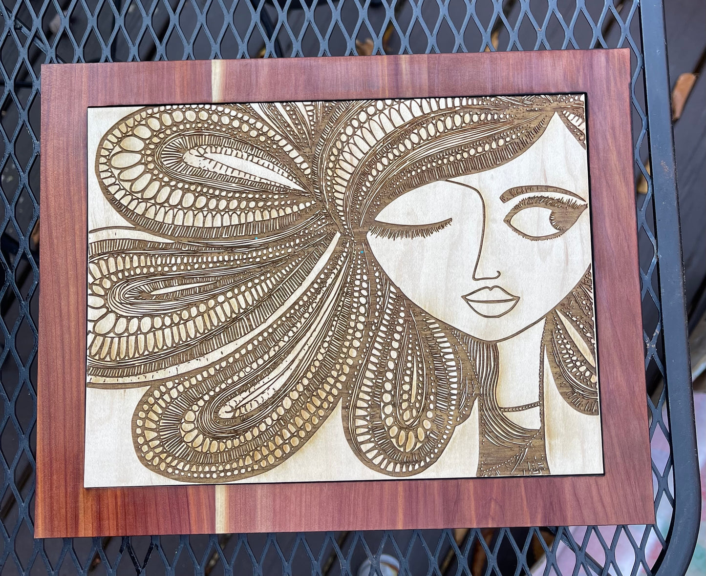 Neha Creations Woman Wink 8" by 10"