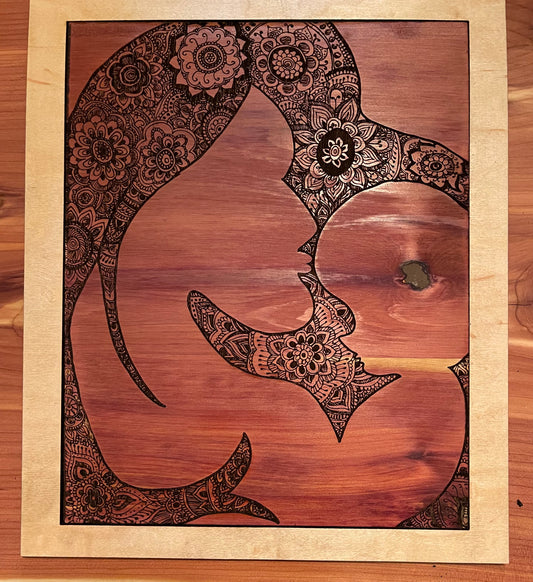 Neha Creations Mother And Child 9" by 10 3/4"